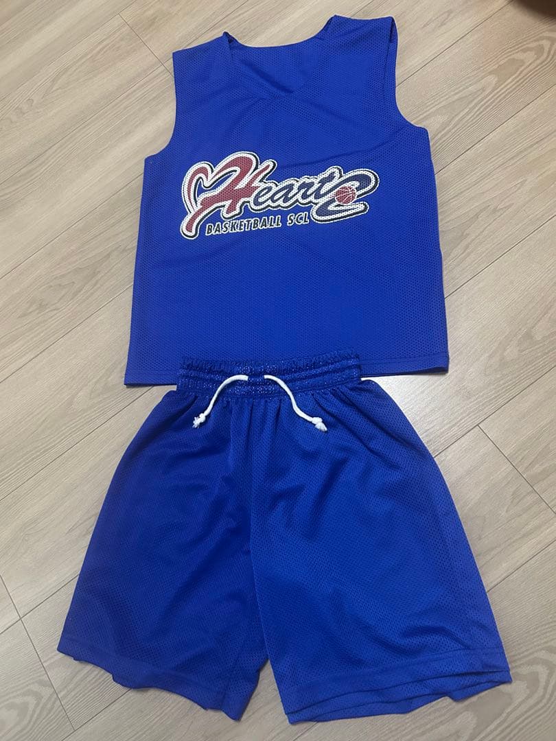 ハーツ　バスケットボール　ユニフォーム上下セット　130〜145