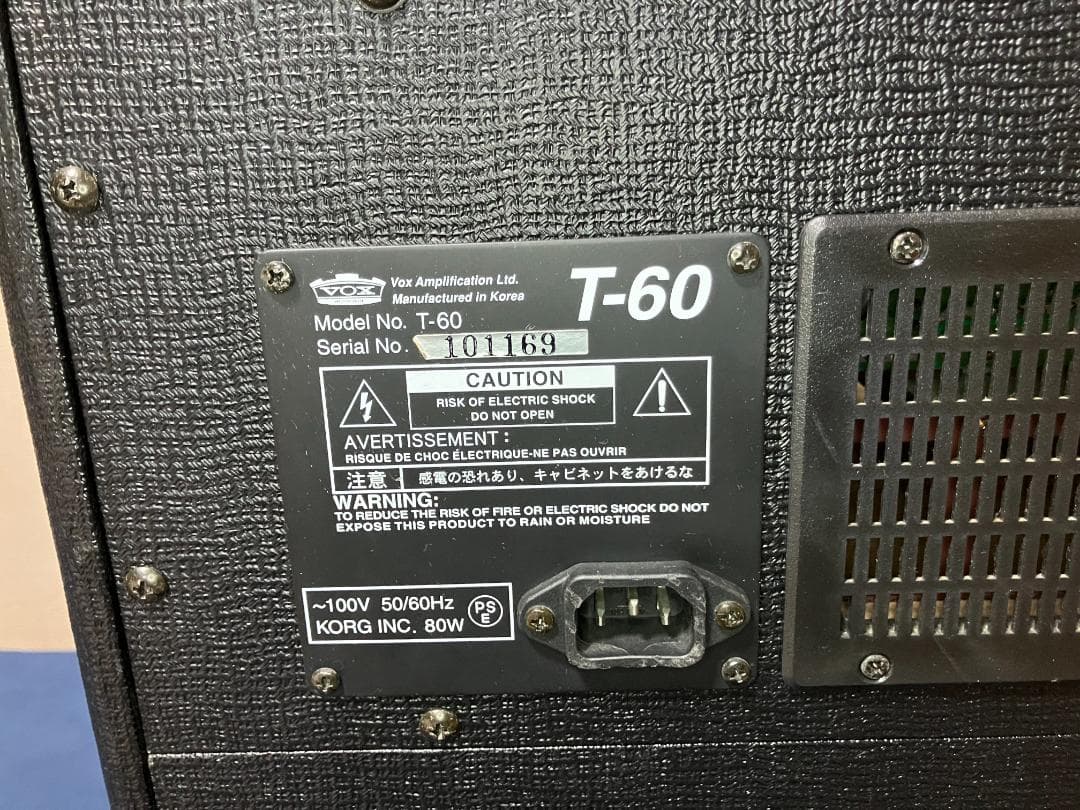 【レア・動作品】VOX T-60 ベースアンプ