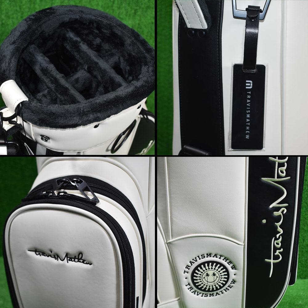 TravisMathew/トラビスマシュー キャディバッグ８型【ホワイト】新品！