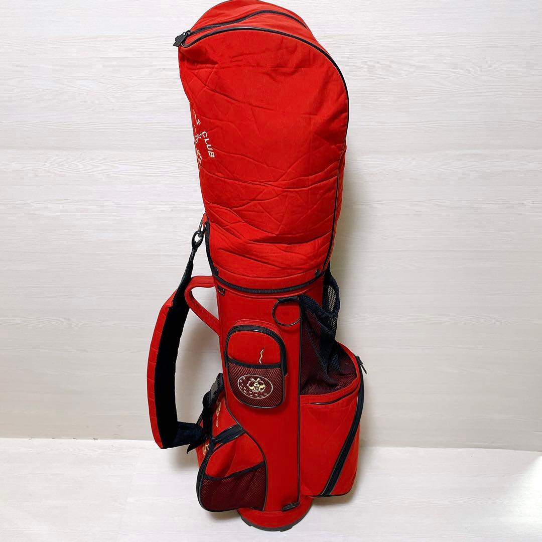 muスポーツ エムユースポーツ キャディバッグ 6分割 8.5型 男女兼用 赤