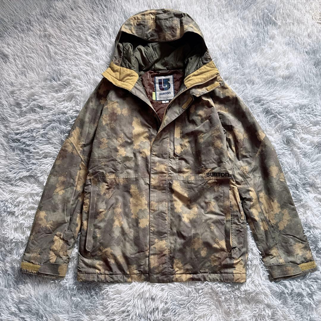 Burtonバートンスキーウェアスノーボードジャケットパーカーセット S 迷彩