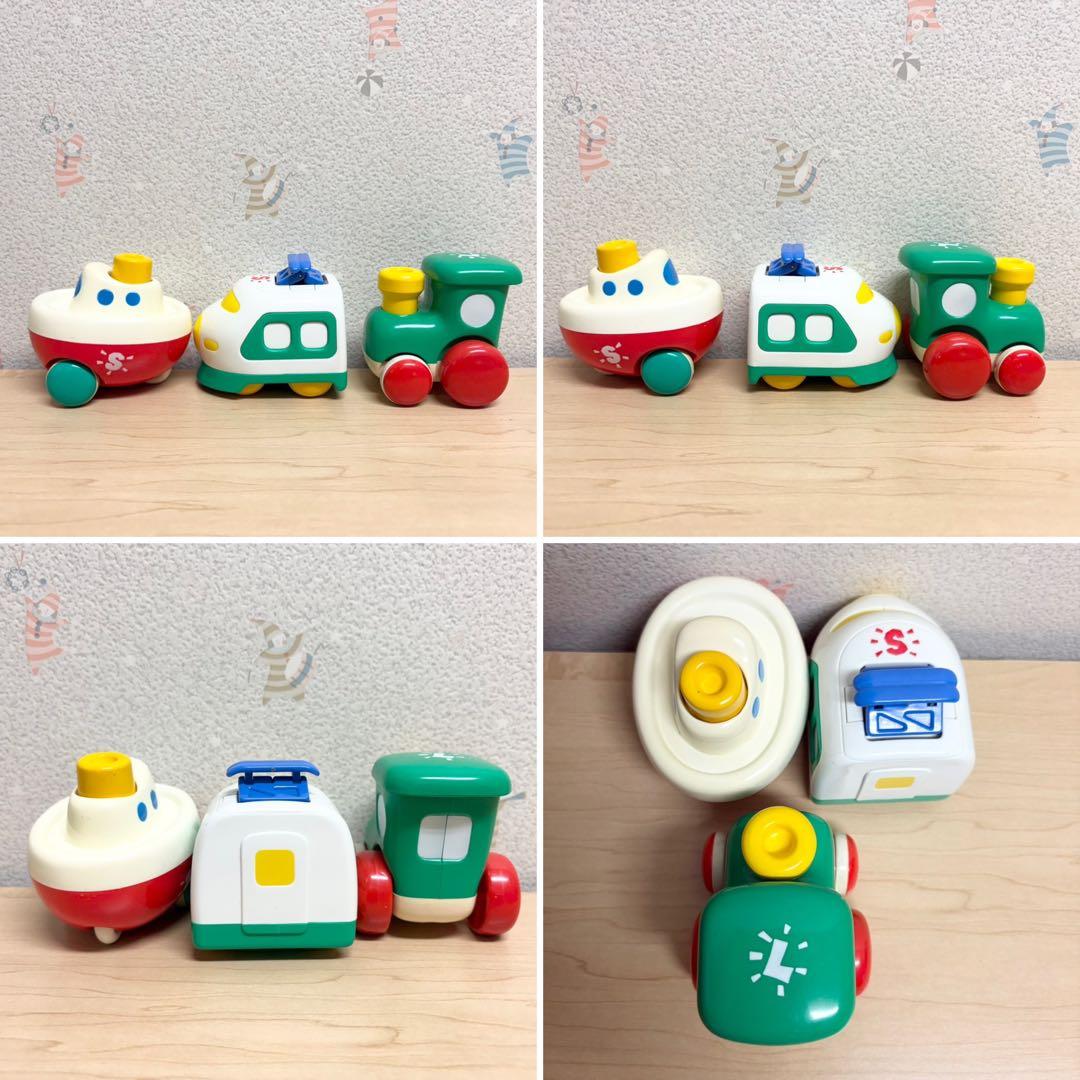 バンダイ mukku 平成 レトロ 飛行機 電車 パトカー 働く車 まとめ売り