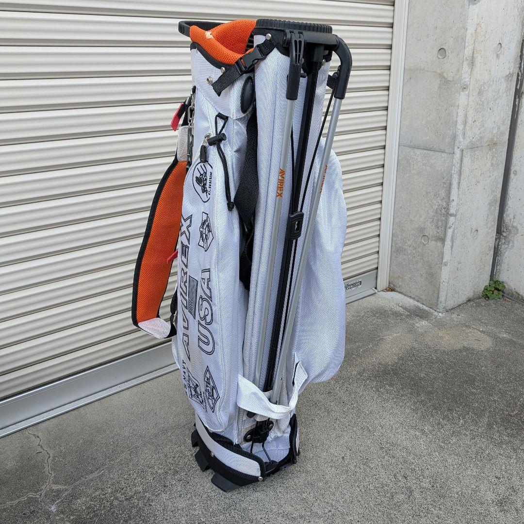 AVIREXキャディバッグ セルフスタンド付＋ヘッドカバー7点セット