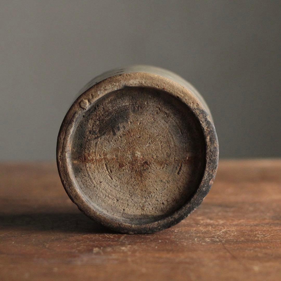 姿の佳い 瀬戸 火入 筒 オブジェ 古美術 古道具 アンティーク