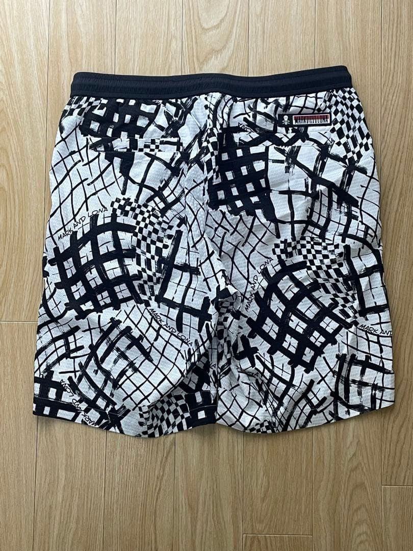 マークアンドロナ チェック柄ショートパンツ サイズ50
