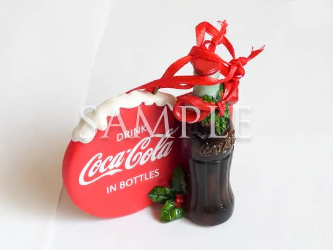 コカ・コーラ「ボトル」クリスマス　ビンテージオーナメント