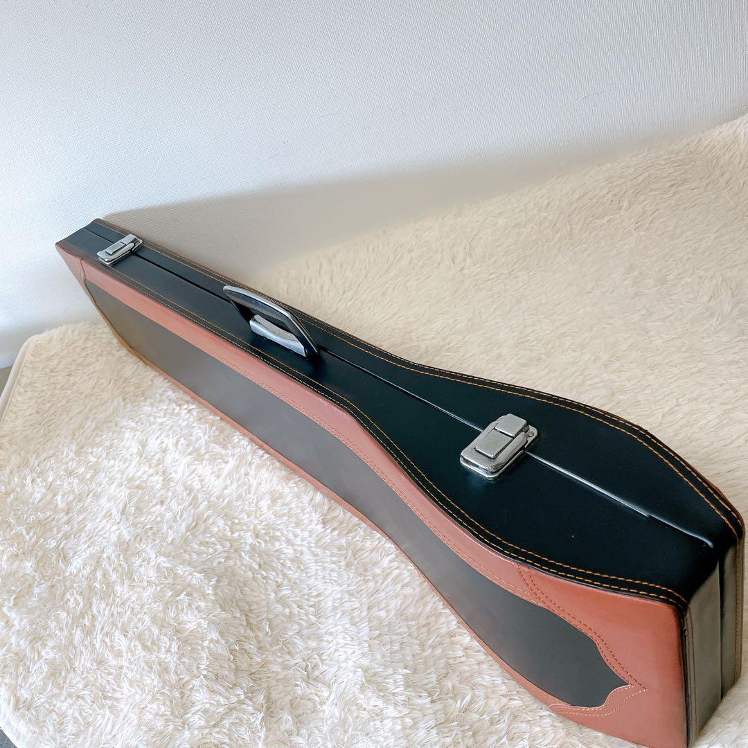 【音出しOK】二胡　蛇皮製　ハードケース付き