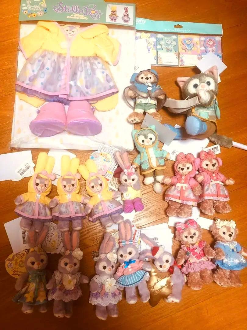 ステラルー、シェリーメイ、ジェラトーニ、ダッフィーセット