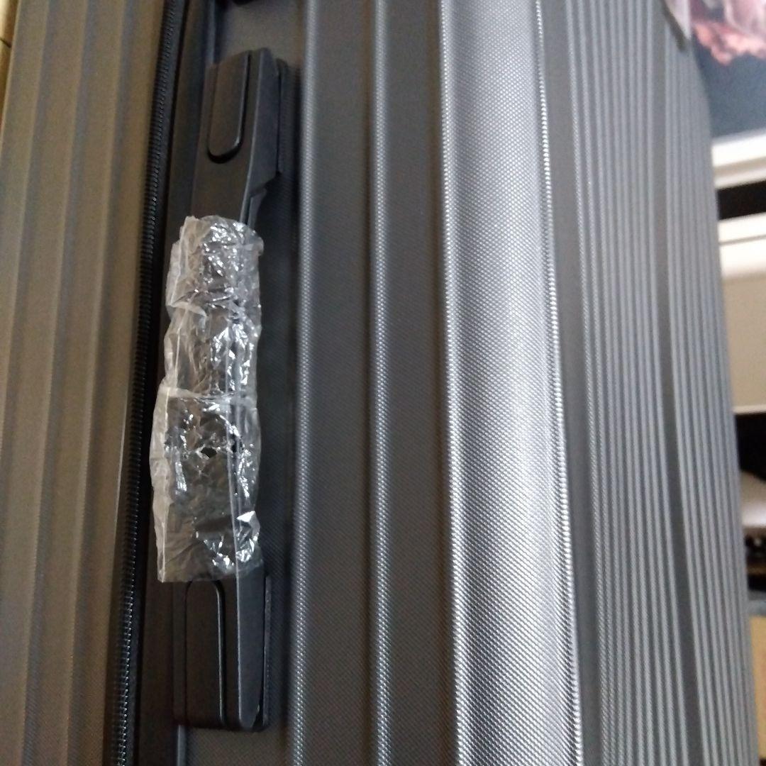 スーツケース XL 98L グレー キャリーケース TSAロック 軽量 耐衝撃