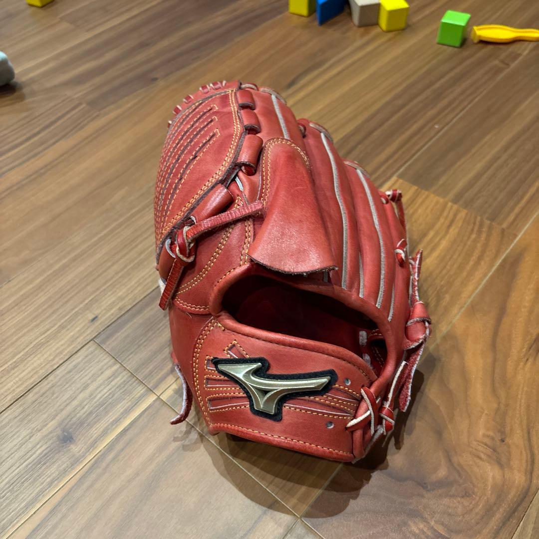 Mizuno 野球グローブ 赤