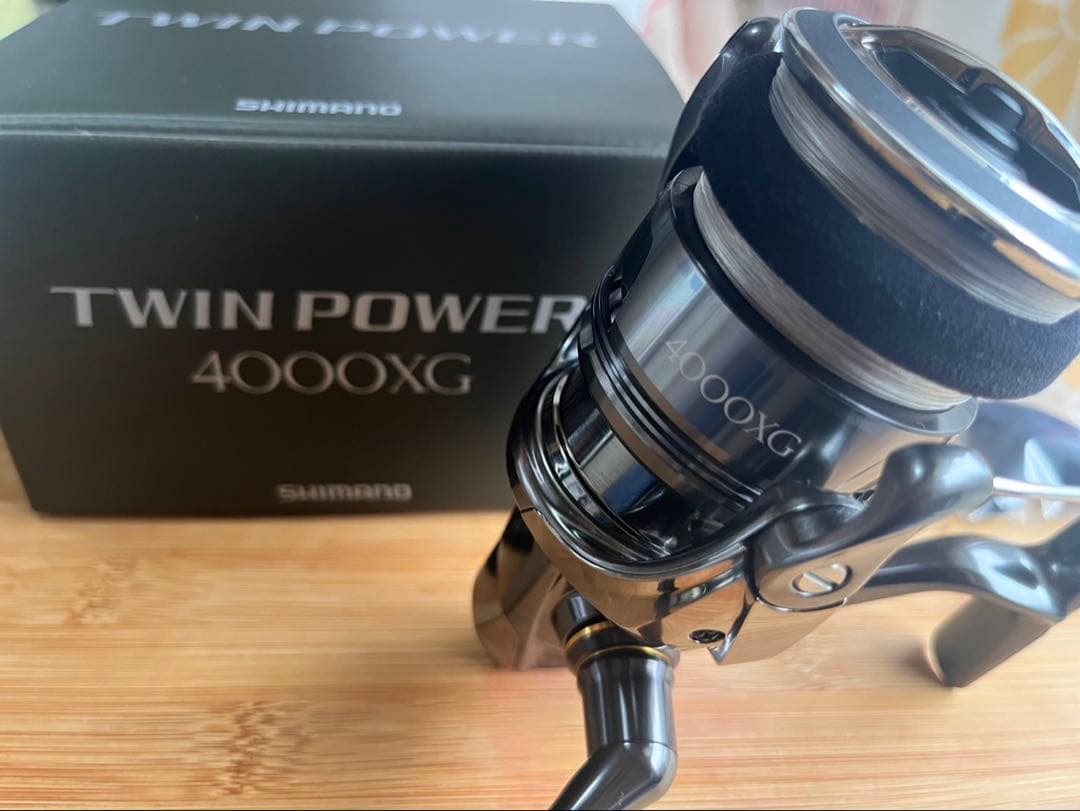 シマノ 24ツインパワー 4000XG（12BB化、ステラ5000XGノブ付）
