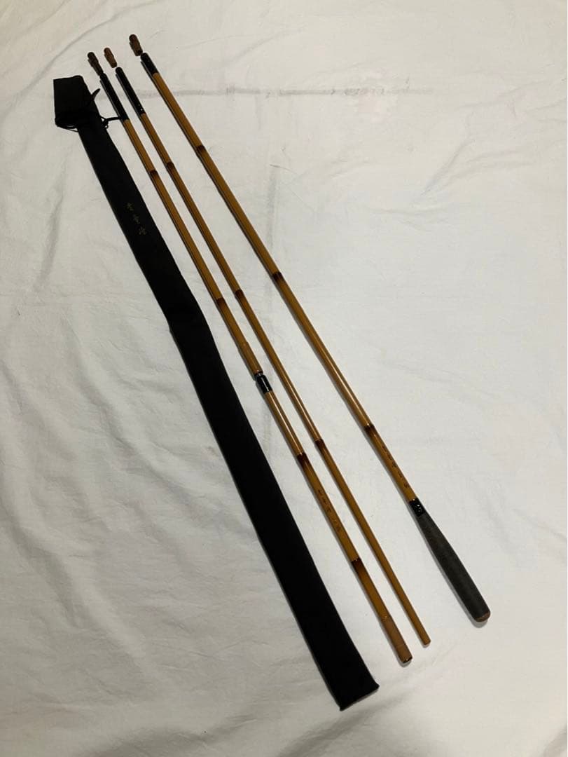 へら竿用竿掛けと玉の柄　貴竜峰　美品