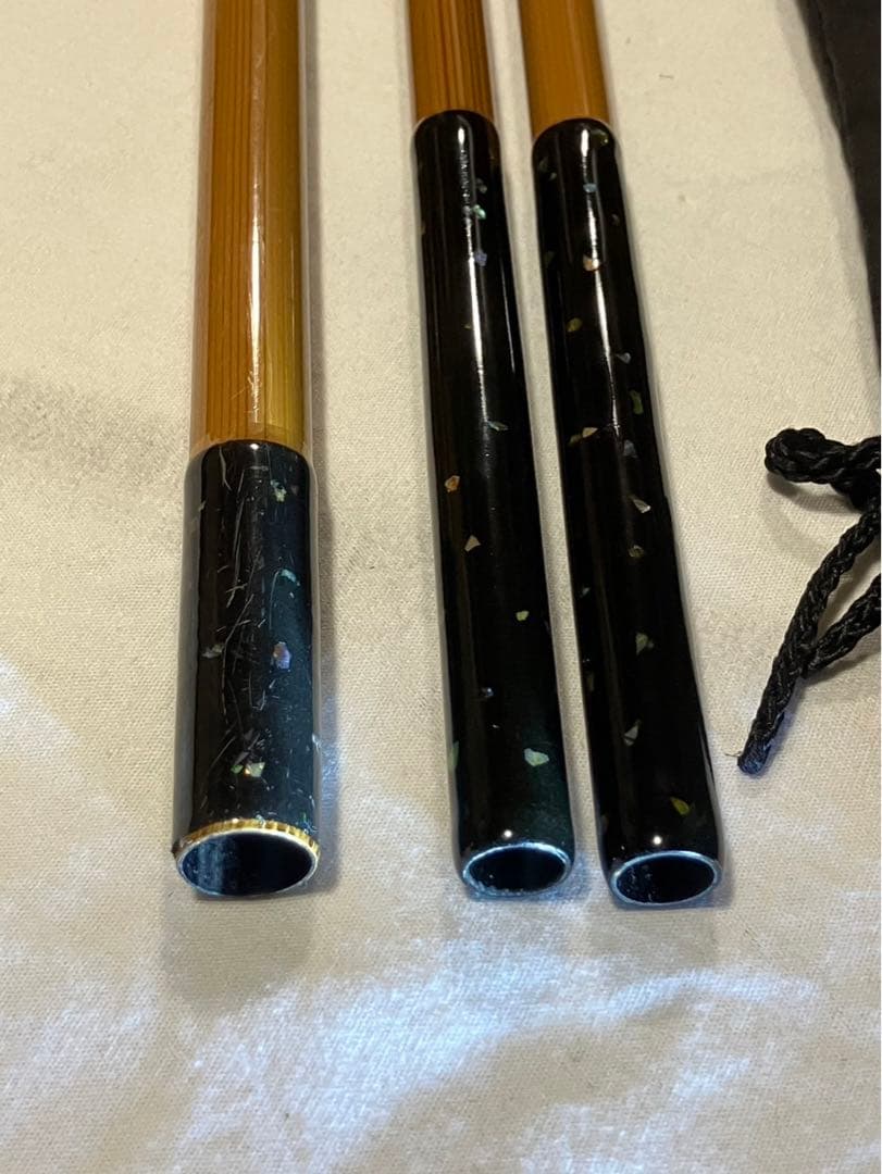 へら竿用竿掛けと玉の柄　貴竜峰　美品