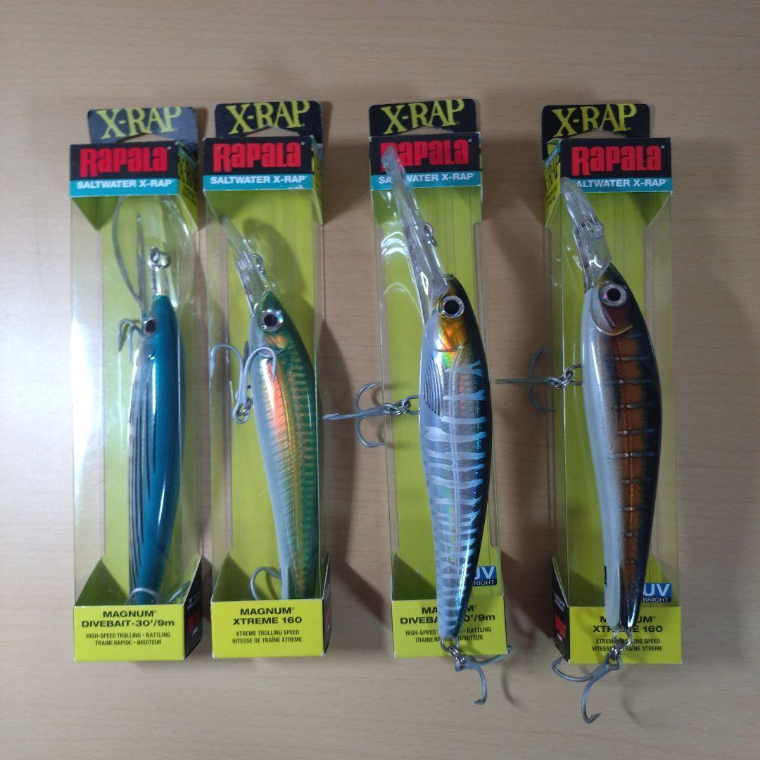 ラパラ MagnumXTREME160、 DIVEBAIT-30（計4本）