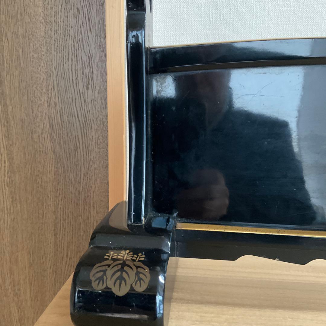 蒔絵鳳凰五七桐文刀掛　江戸時代中期頃