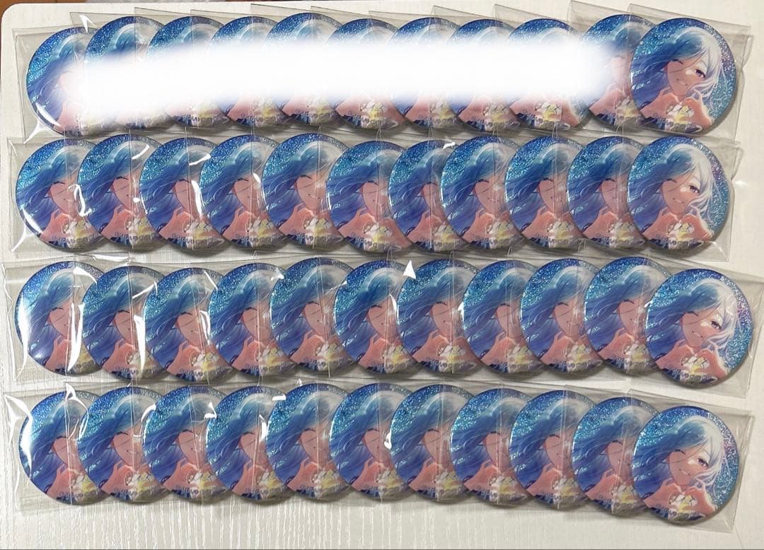 日野森雫 グリッター缶バッジ42C 44点