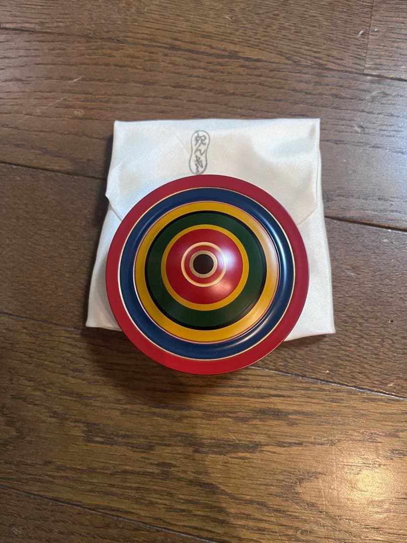 茶道具 香合 独楽塗香合 川端近左