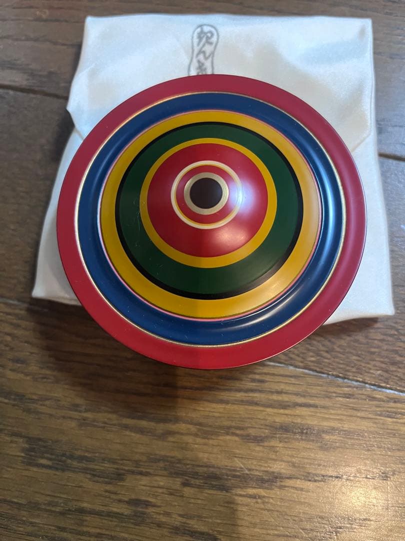 茶道具 香合 独楽塗香合 川端近左