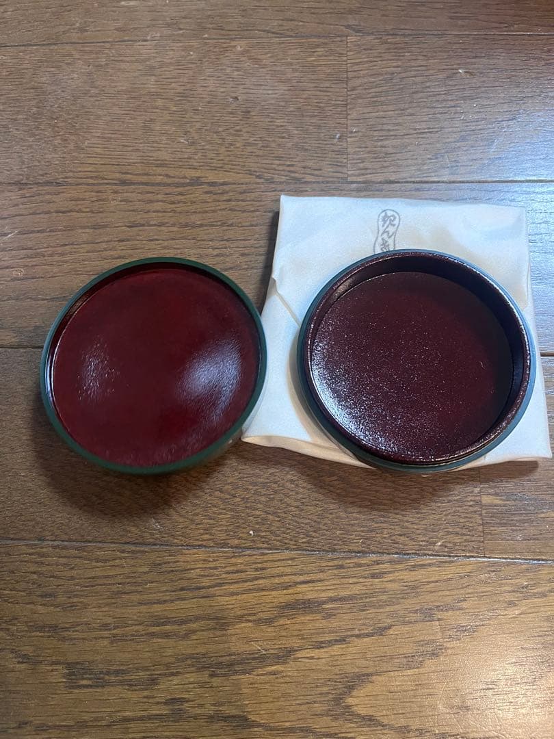 茶道具 香合 独楽塗香合 川端近左