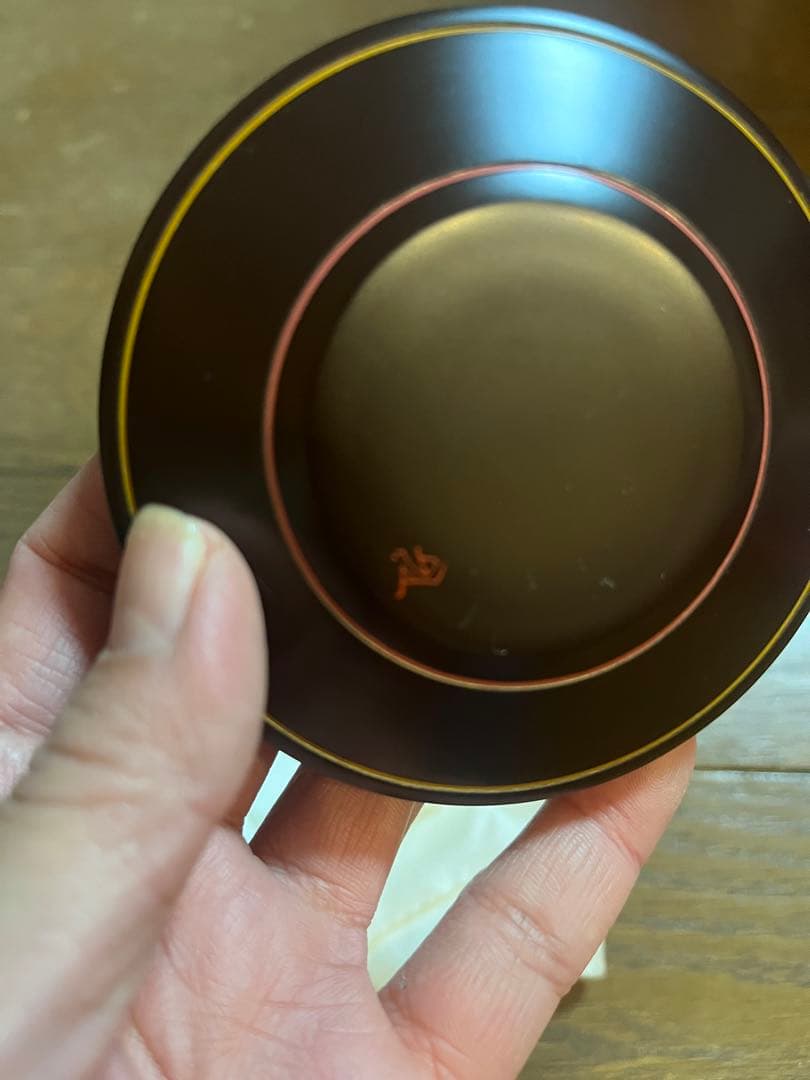 茶道具 香合 独楽塗香合 川端近左