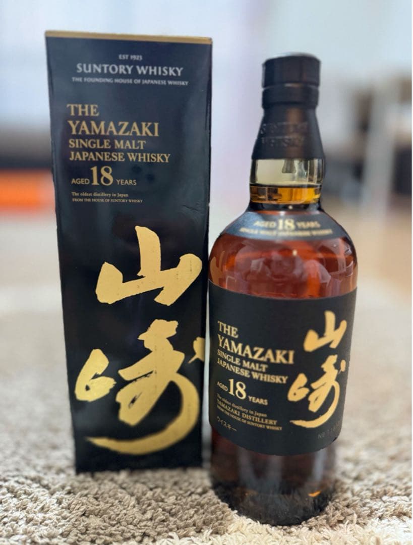 サントリーシングルモルトウイスキー 山崎18年