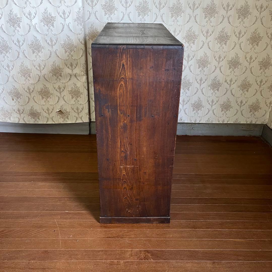 【アンティーク】木製 天然木 茶棚 茶箪笥 水屋箪笥 飾り棚 食器棚 時代家具