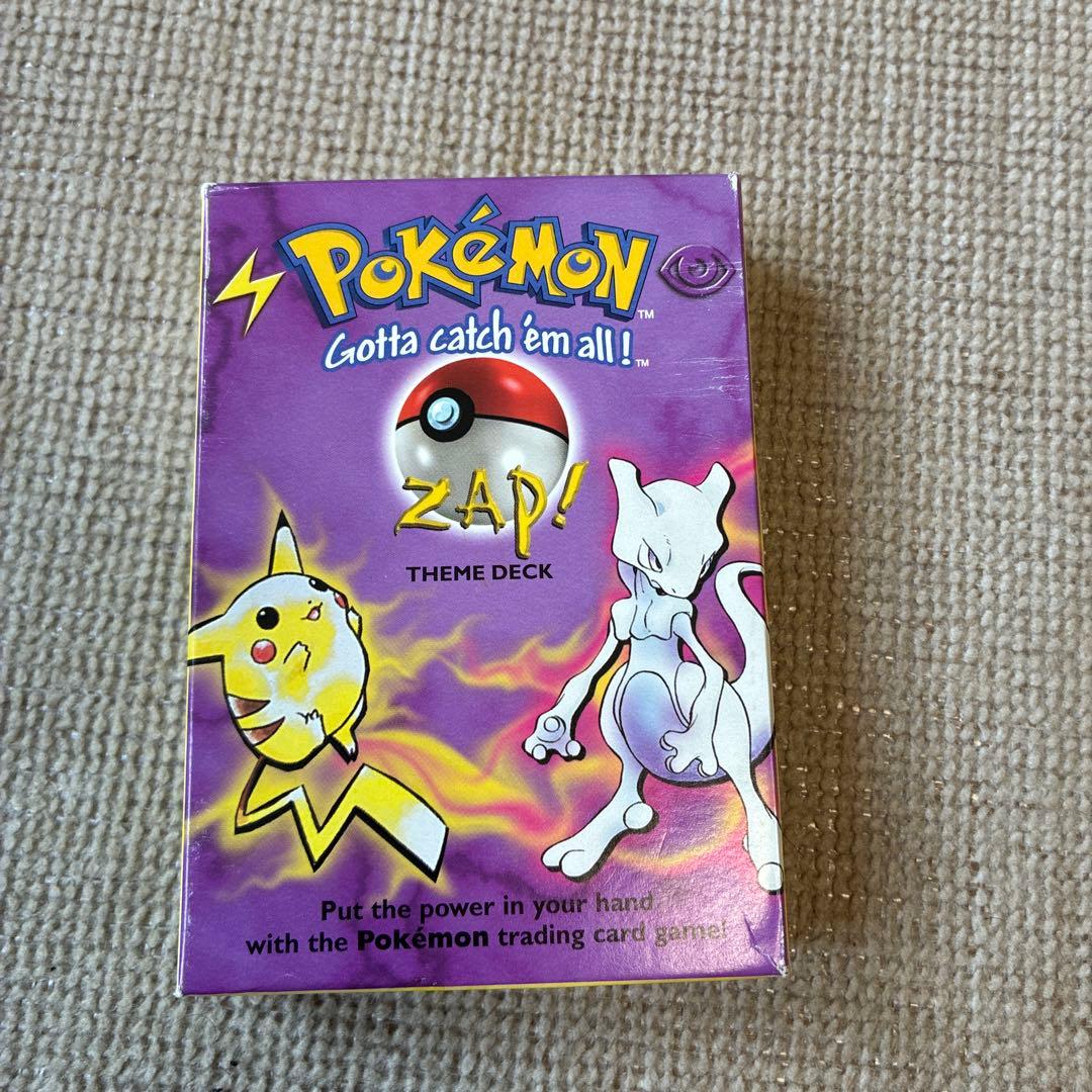 ポケモンカード　旧裏　英語版　テーマデッキ　ZAP