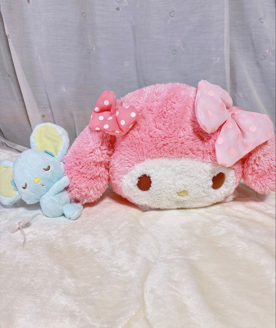 希少レア マイメロディ キュートポーズデザインぬいぐるみ大