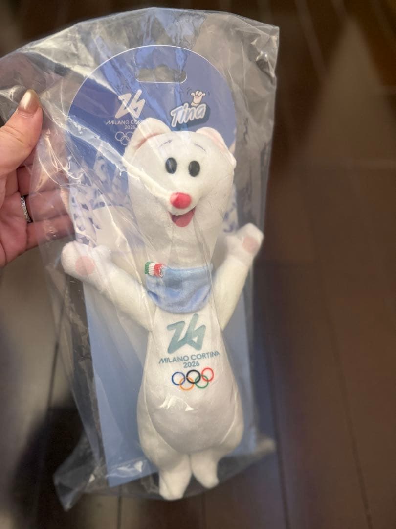 【新品】Tina ぬいぐるみ マスコット ミラノ・コルティナ 2026 27㎝