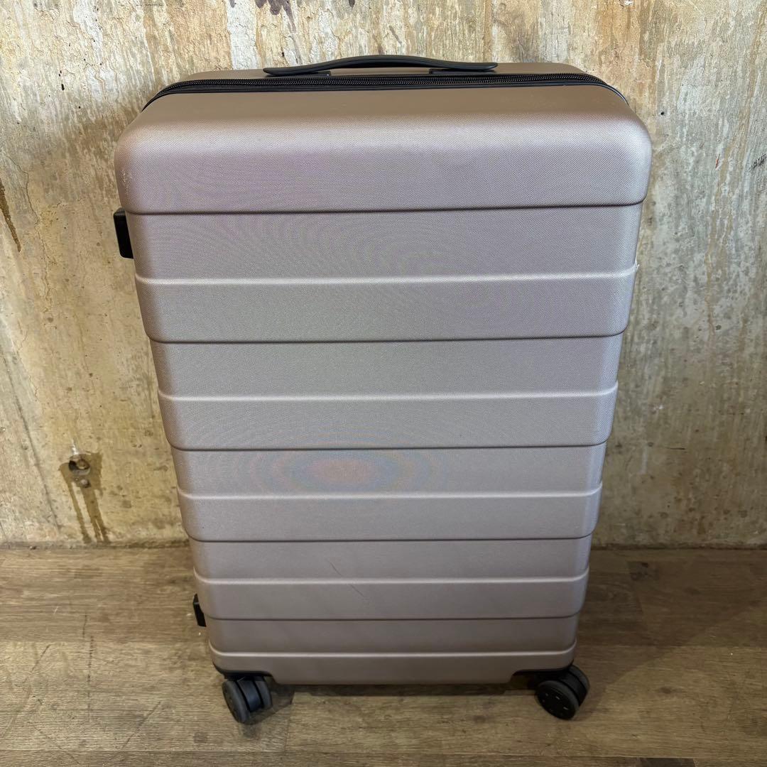 無印良品　キャリーバーの高さを自由に調節できる ハードキャリーケース 63L