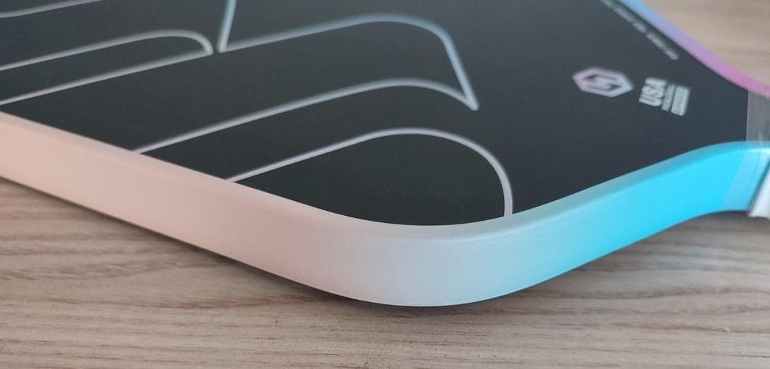 ピックルボール パドル T700 生カーボンファイバー ピンク ブルー1