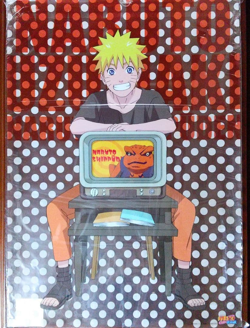 ★希少★ NARUTO うずまきナルト　クリアポスター　NARUTO疾風伝