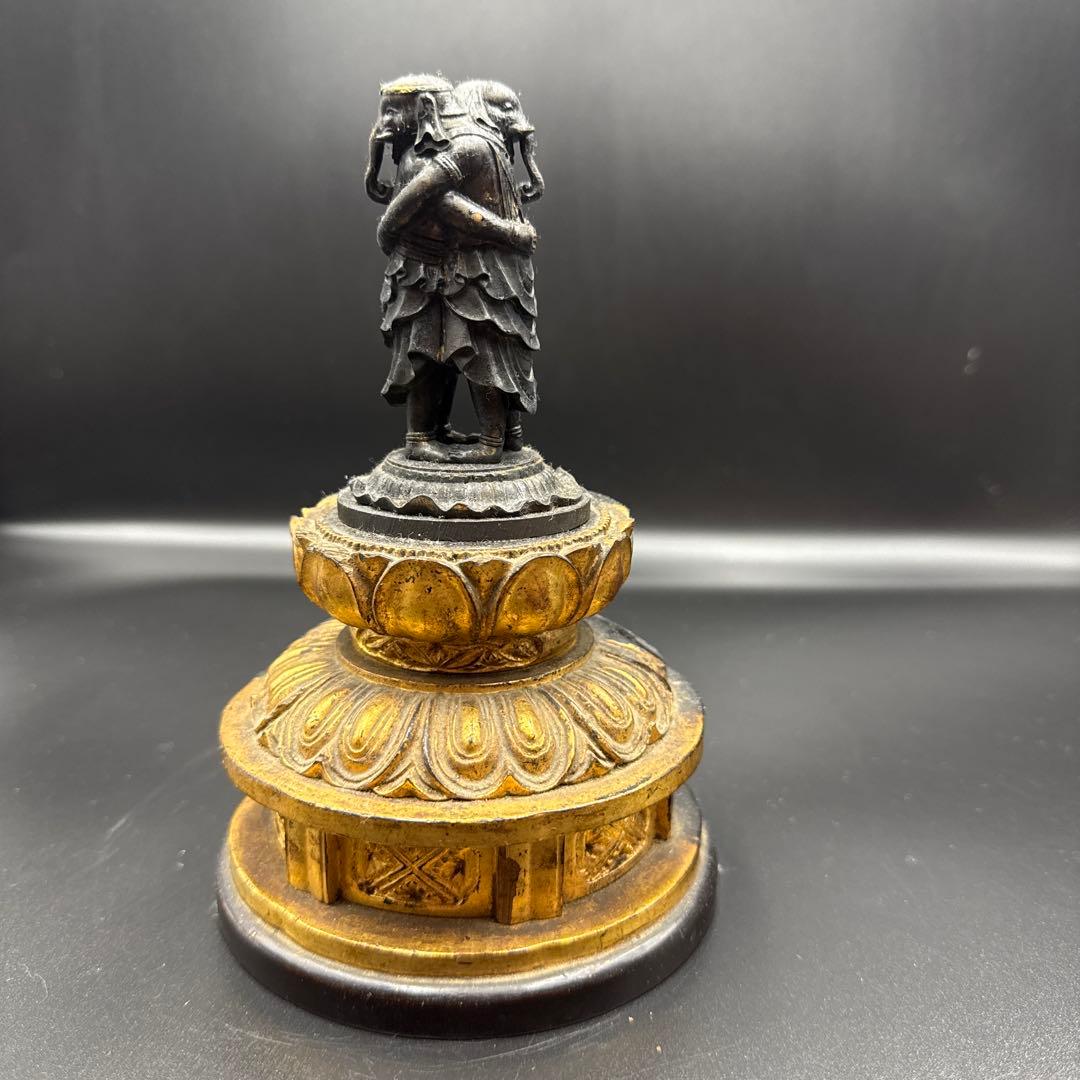 骨董　アンティーク　聖天像　ガネーシャ　御本尊