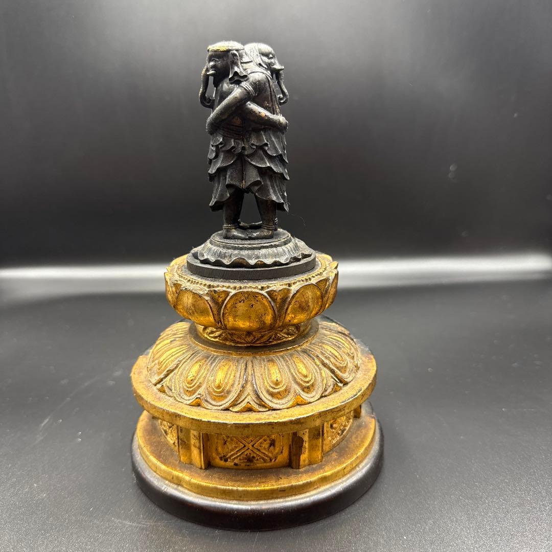 骨董　アンティーク　聖天像　ガネーシャ　御本尊