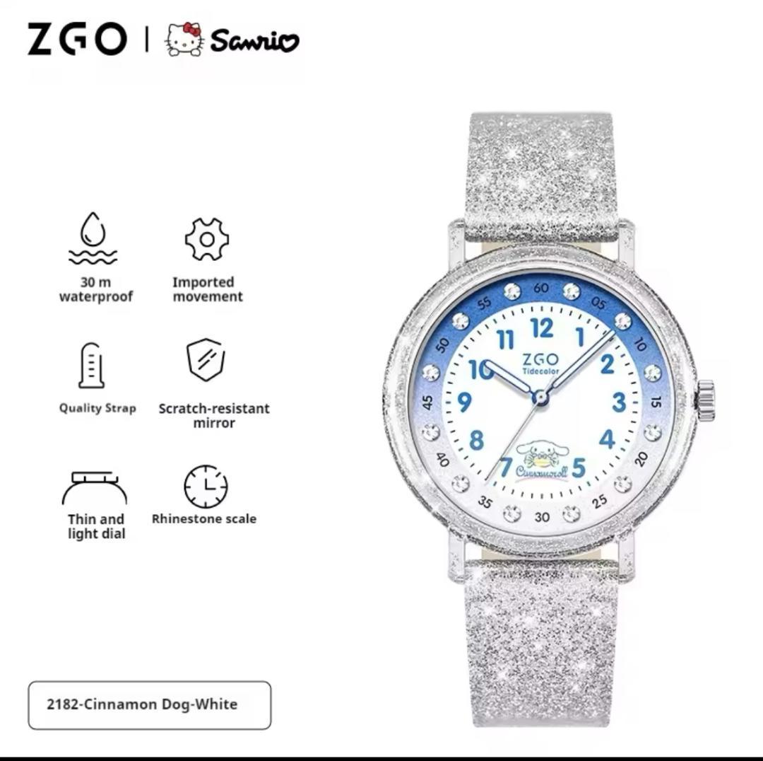 ラメverシナモンロール サンリオ 腕時計 限定 海外 コラボ