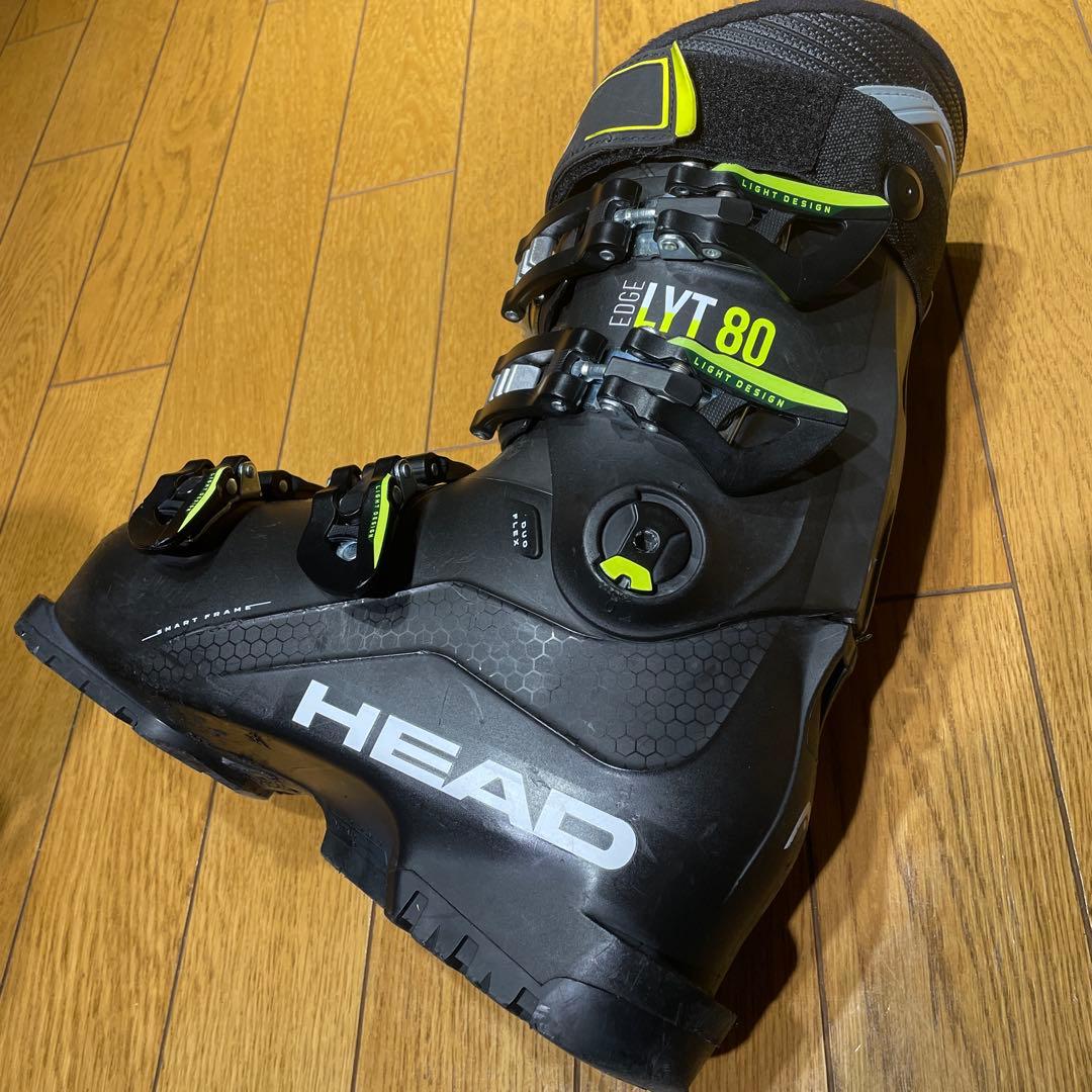 幅広HEADヘッドEDGE LYT80 25.0-25.5cm 初中級向け