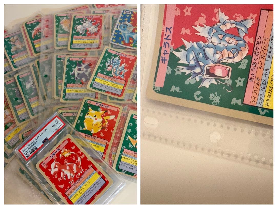 【キラ・エラー・裏青・100枚】PSA鑑定リザード含む／約30年前のビンテージ