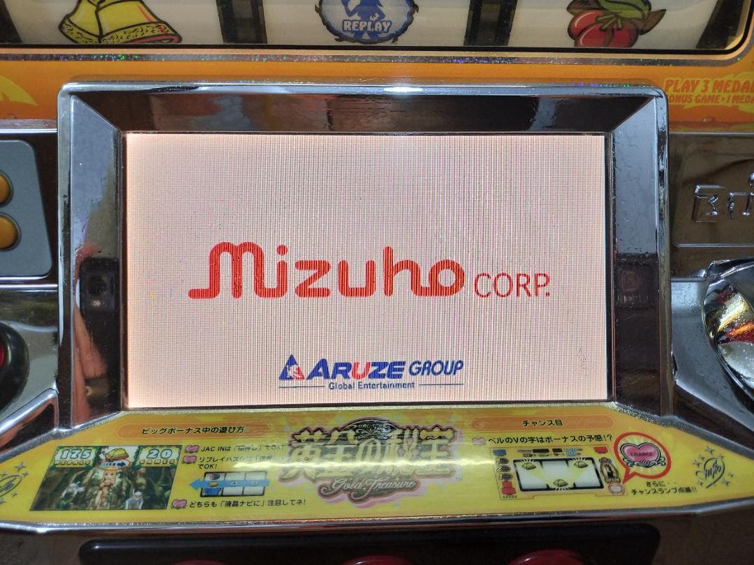 【パチスロ実機】ミズホ★安西ひろこの黄金の秘宝X【不要機付き】４号機・レア
