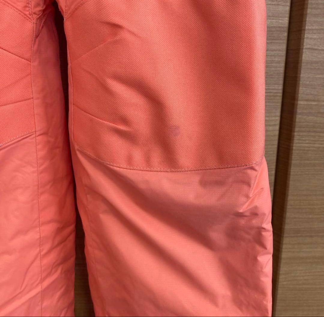 Columbia 子供用フード付きジャケット ピンク/オレンジ　手袋セット