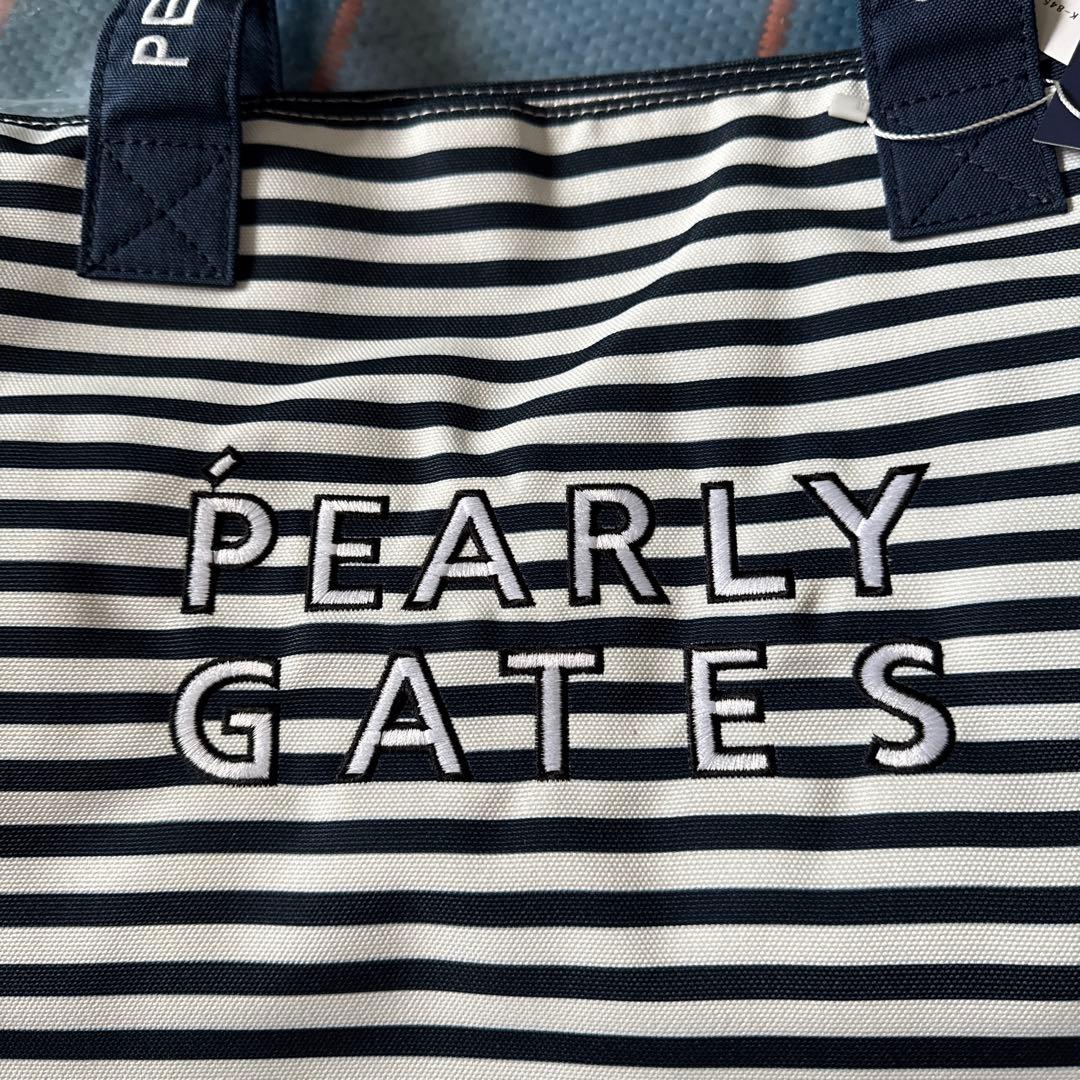 ★新品★PEARLY GATES パーリーゲイツ　ボーダーロッカートートバッグ