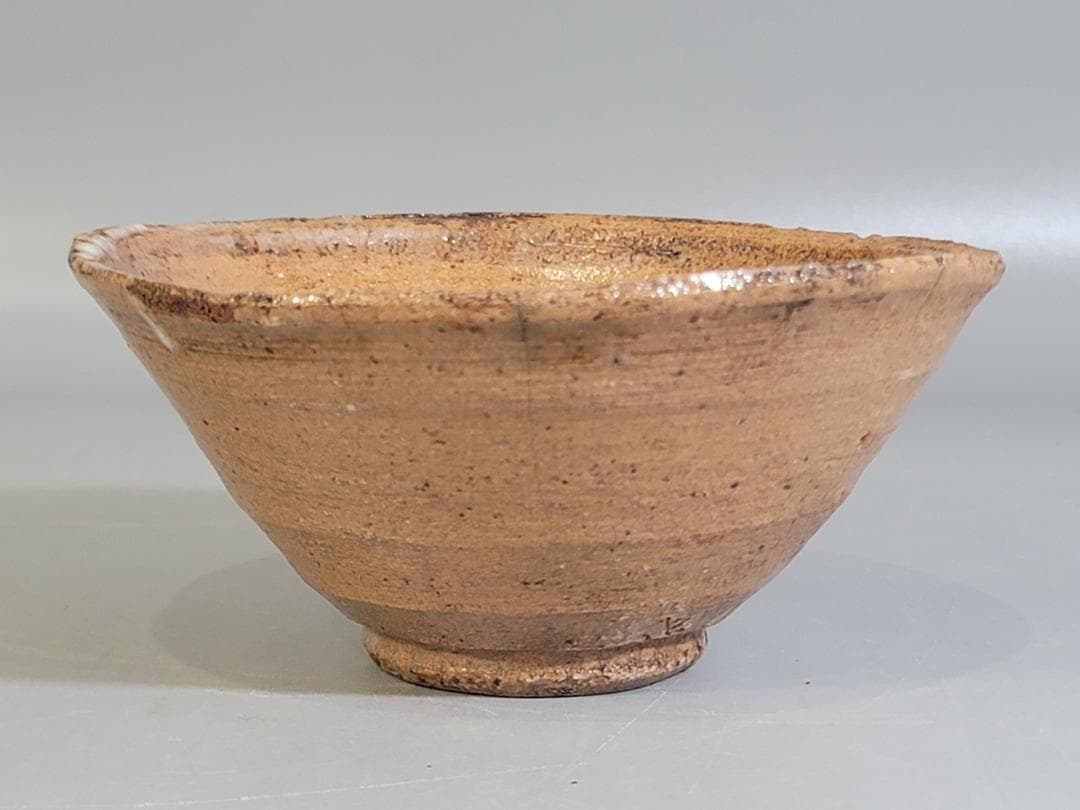 茶道具 斗々屋 魚屋茶碗 時代物 DT439