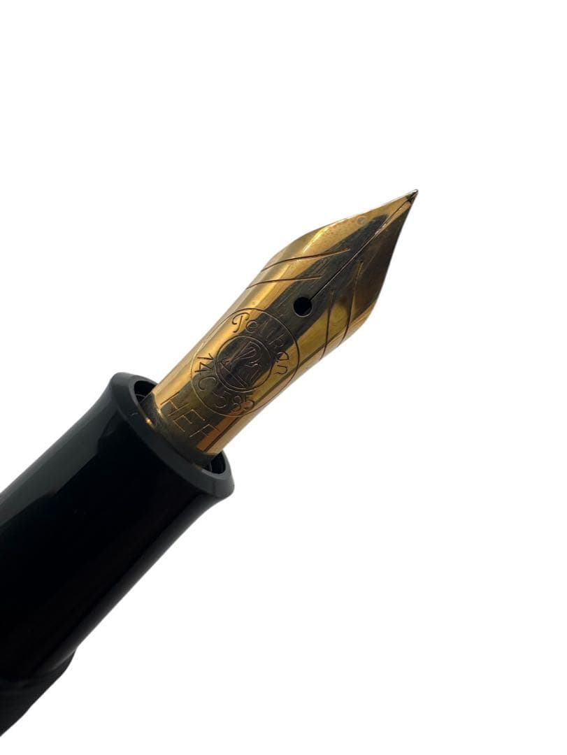 未使用品　ペリカン　万年筆＋ボールペン　スーベレーン　グリーンストライプ