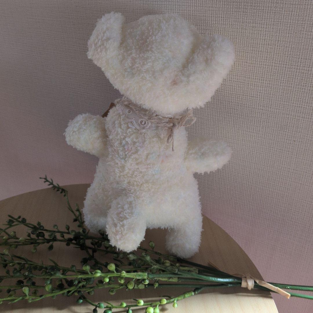 ぬいぐるみ 白 くま？ヴィンテージ　レトロ？