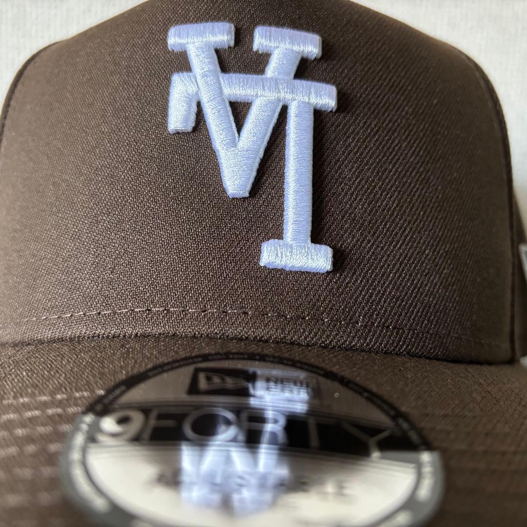 【海外限定】ニューエラ ロサンゼルスドジャース 9FORTY Aフレーム 茶色