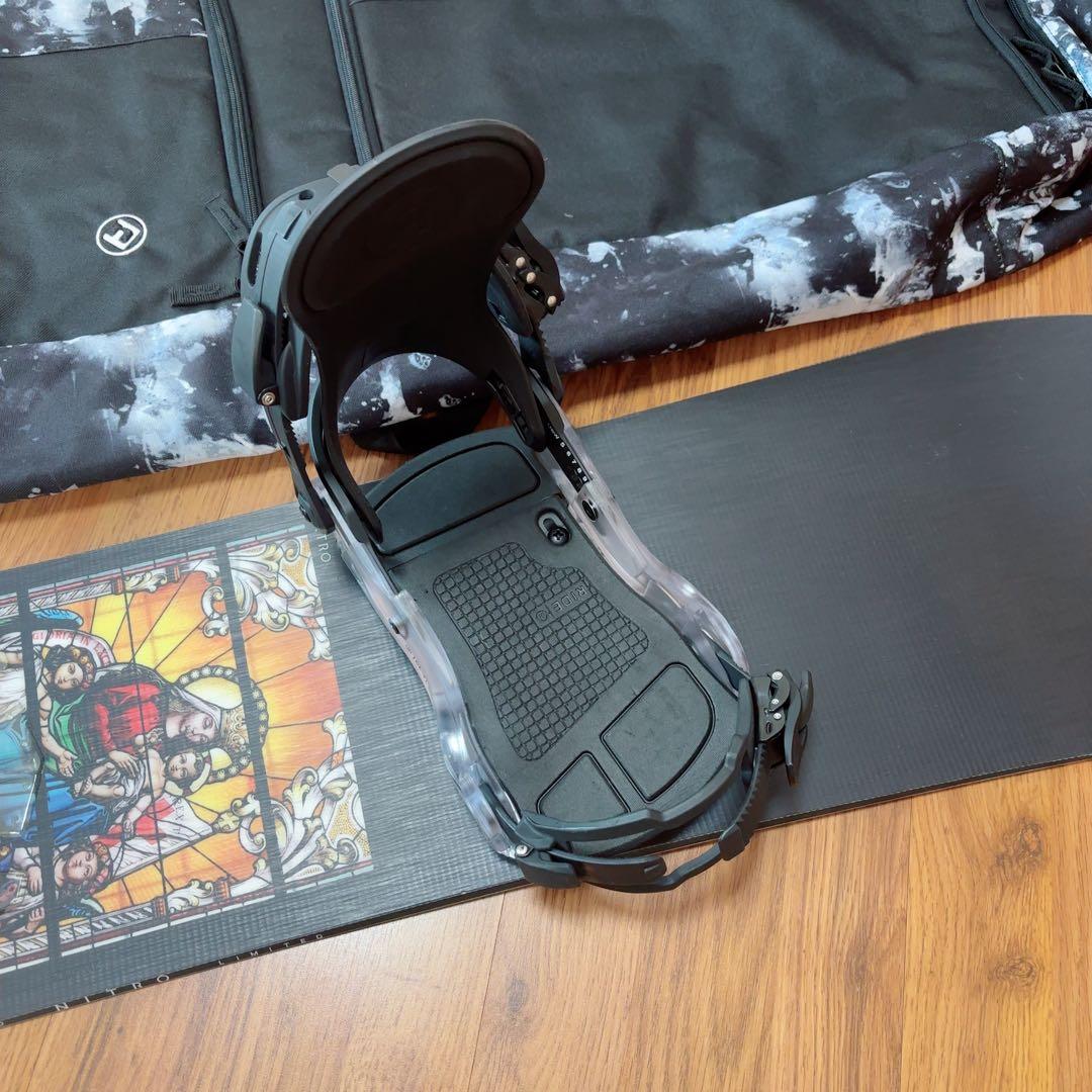 NITRO スノーボード140㌢＆ビンディング＆ケース3点セット