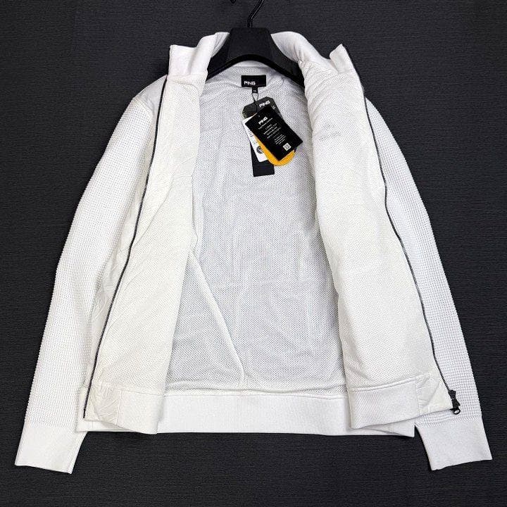 新品 PING ピン ゴルフ 高機能 ドッキング ブルゾン ジャケット 白 LL