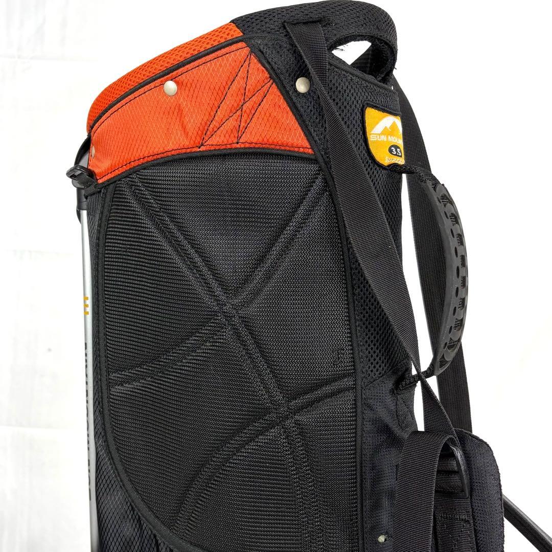 軽量　SUN MOUNTAIN キャディバッグ オレンジ サンマウンテン ゴルフ