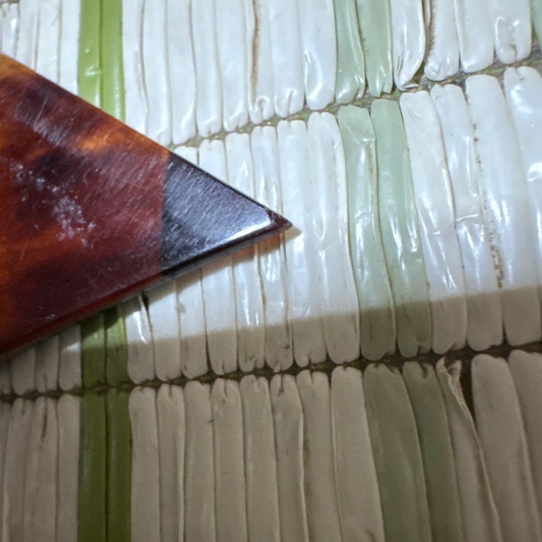 三味線　撥　バチ　鼈甲　べっこう　木製　明石