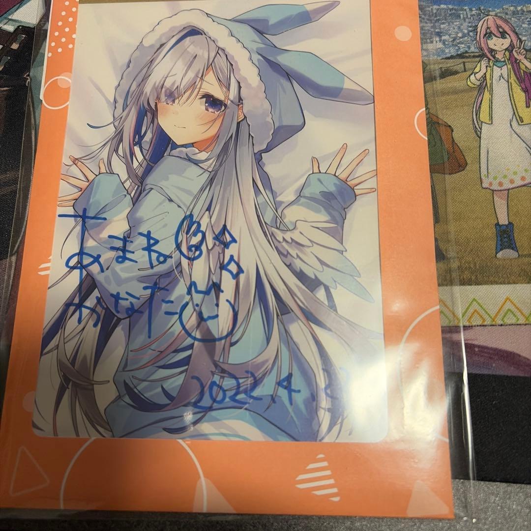 天音かなた　誕生日記念2022 直筆サイン入りポストカード