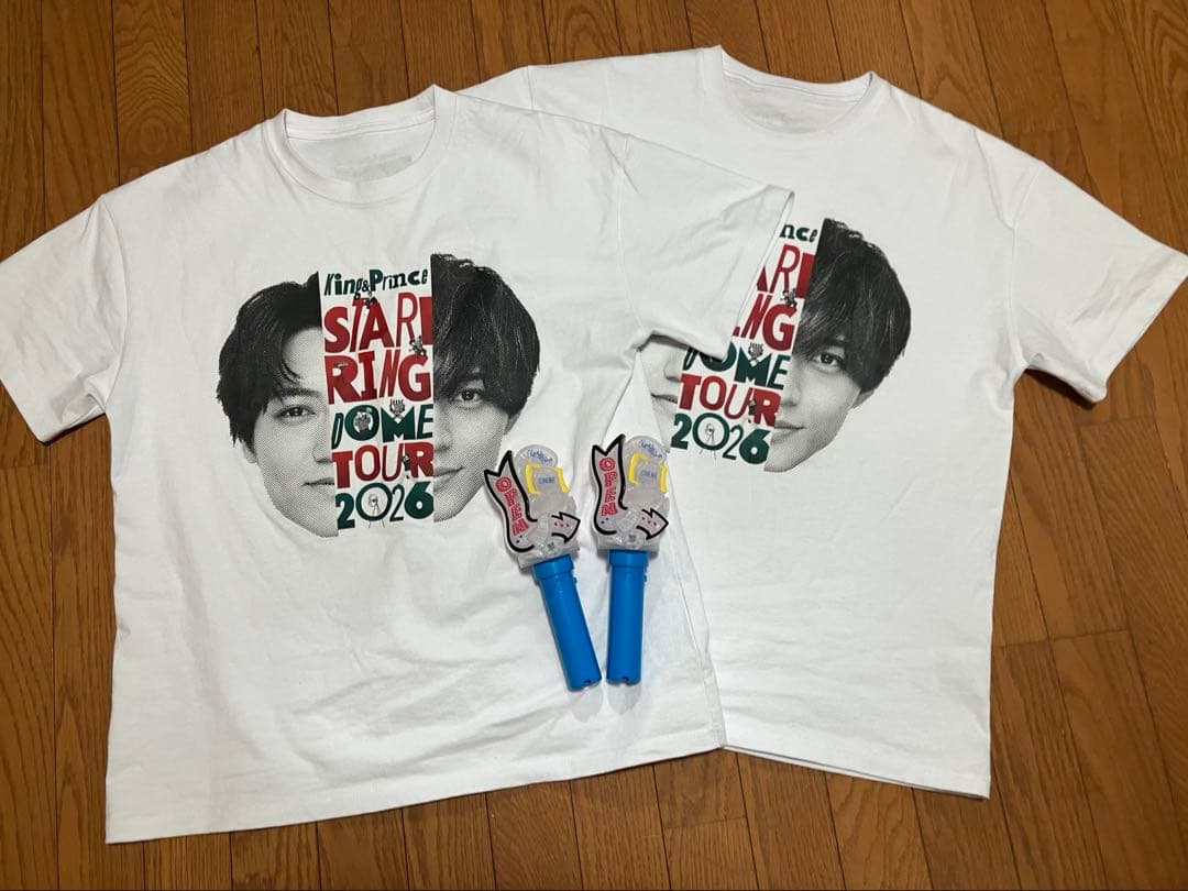 King & Prince starring ペンライト2個　Tシャツ2枚セット